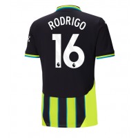 Camiseta Manchester City Rodri Hernandez #16 Visitante Equipación 2024-25 manga corta